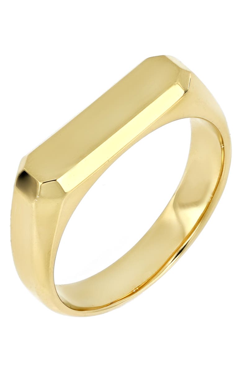 Bony Levy Men's 14K Gold Defined Signet Ring, Alternate, color, 
