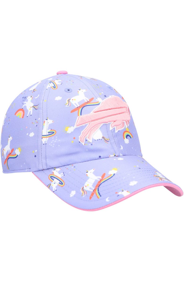 '47 Girls Preschool '47 Purple Buffalo Bills Unicorn Clean Up Adjustable Hat, Alternate, color, Purple