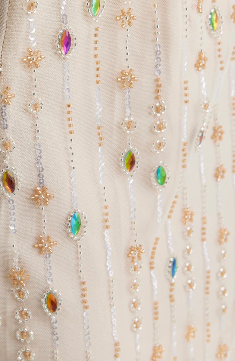 holiCHIC Isha Beaded Crop Camisole, Alternate, color, Ivory