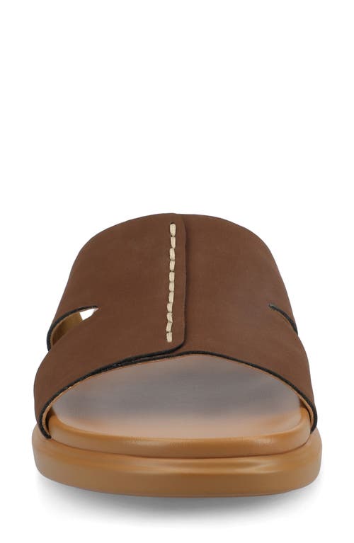 Journee Collection Misey Slide Sandal In Brown