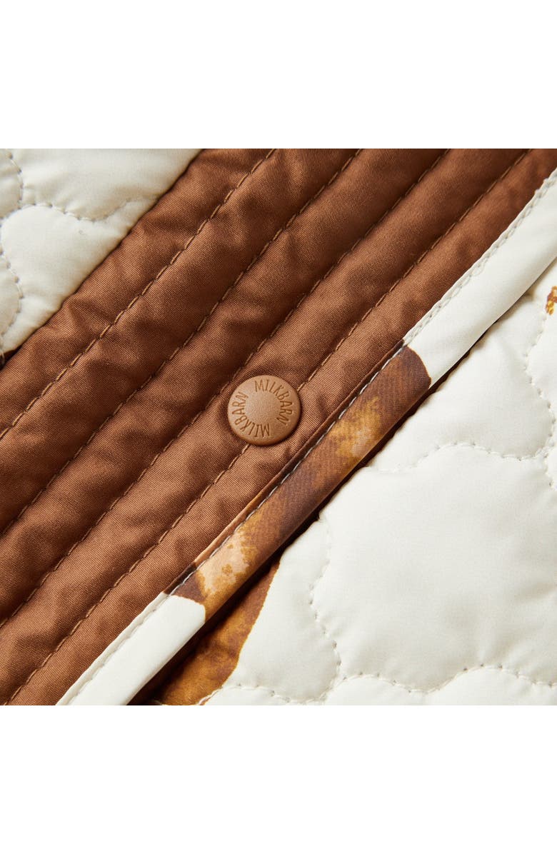 Milkbarn Quilted Padded Jacket, Alternate, color, Honey Bear