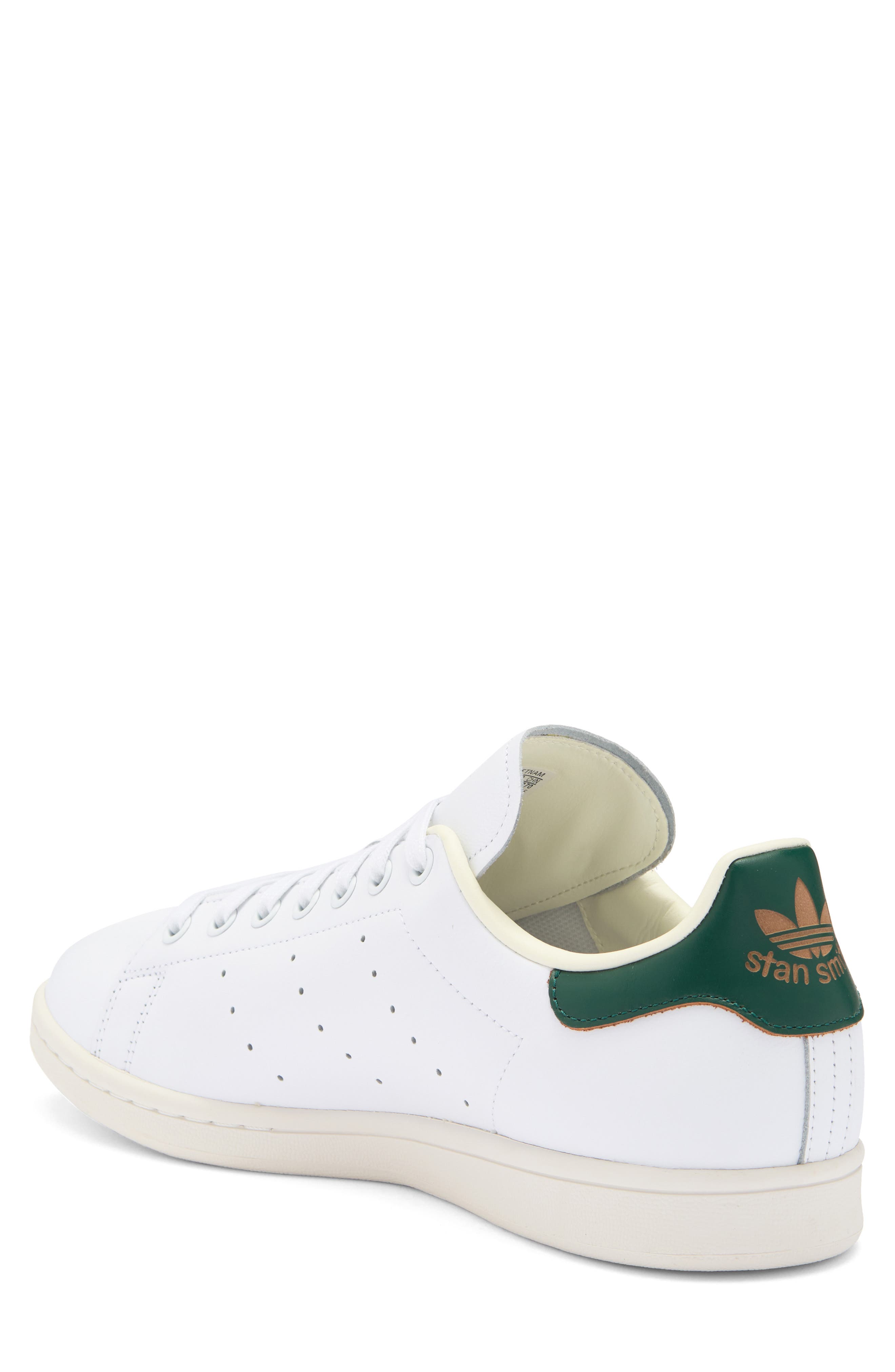 adidas Stan Smith Low Top Sneaker, Alternate, color, White/Collegiate Green