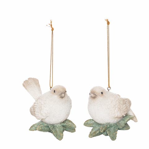 Winter Birds Ornaments A/2