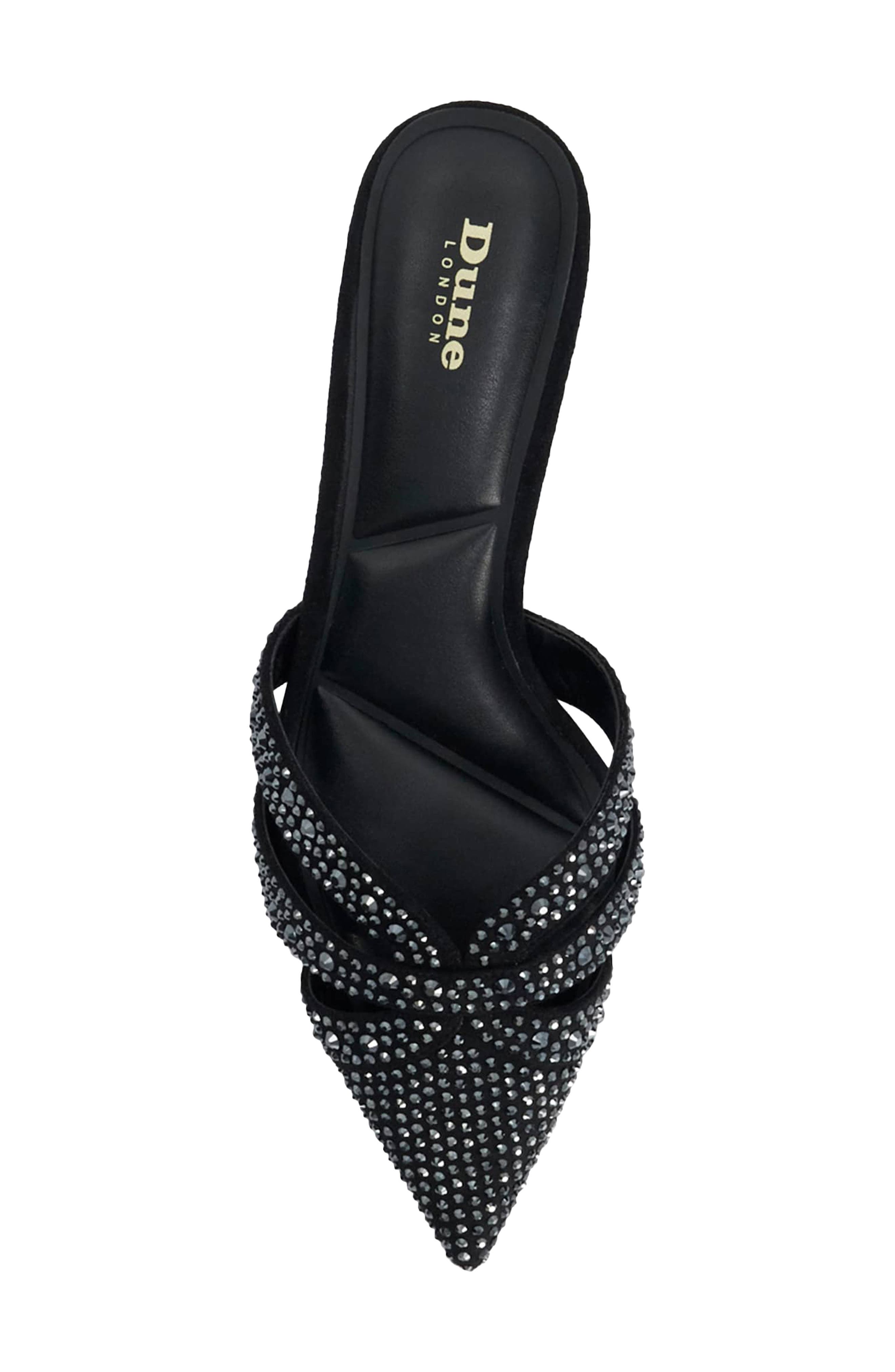 Dune London Calla Pointed Toe Kitten Heel Mule, Alternate, color, 
