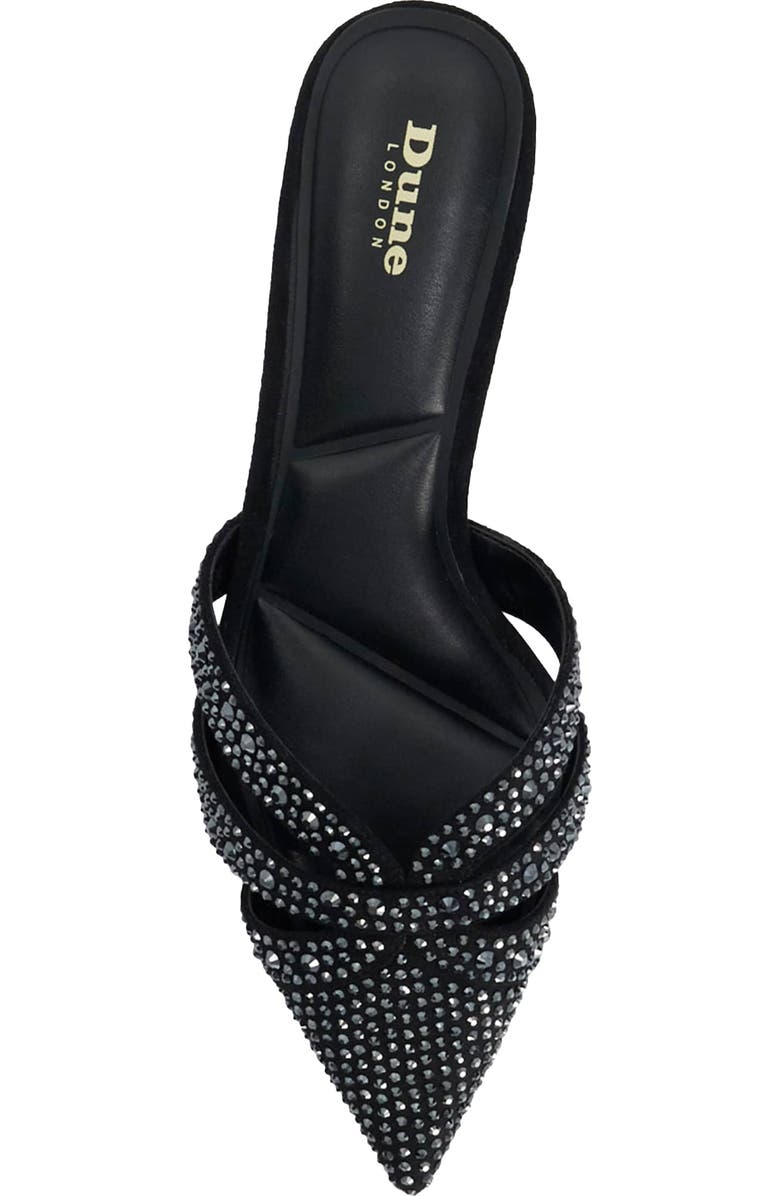 Dune London Calla Pointed Toe Kitten Heel Mule, Alternate, color,