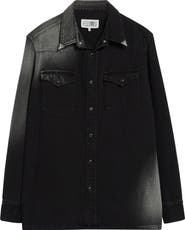 MM6 Maison Margiela Denim Western Snap-Up Shirt