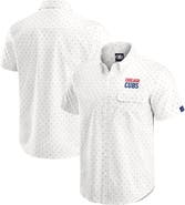 Darius Rucker Collection by Fanatics Men's Darius Rucker Collection by Fanatics  Cream Chicago Cubs Printed Button-Down Shirt