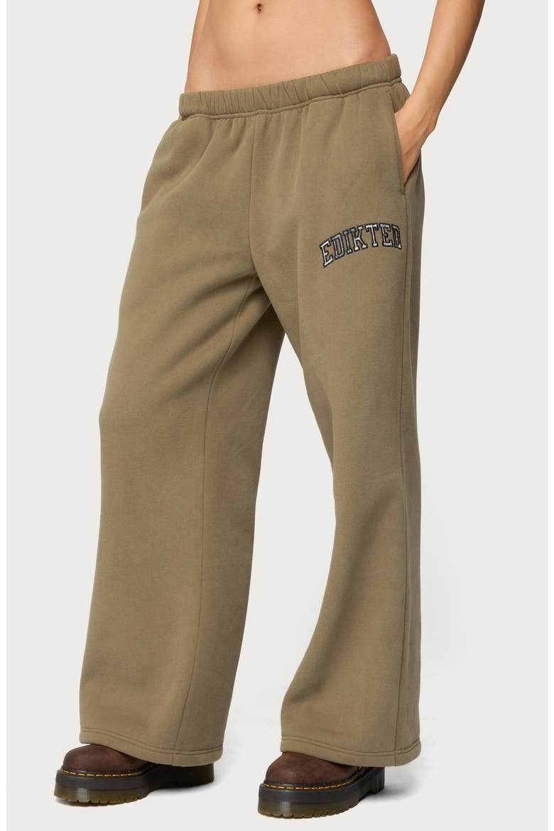 Camo Crush Sweatpants, Alternate, color, OLIVE