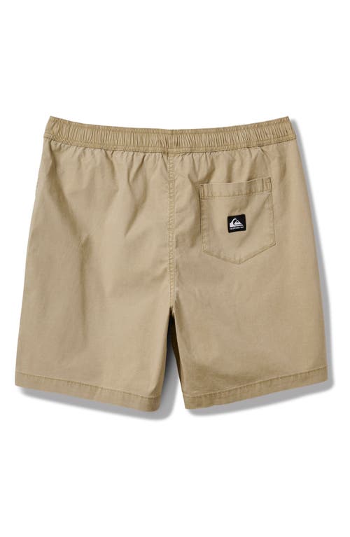 Quiksilver Taxer Stretch Drawstring Shorts In Twill