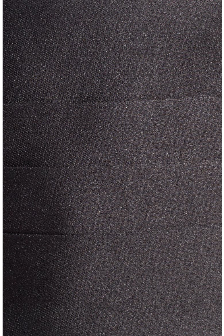 Silk Cummerbund & Bow Tie, Alternate, color, BLACK SATIN