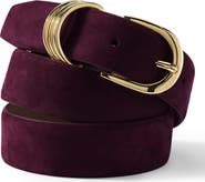 Lands' End Nubuck Multi Keeper Belt