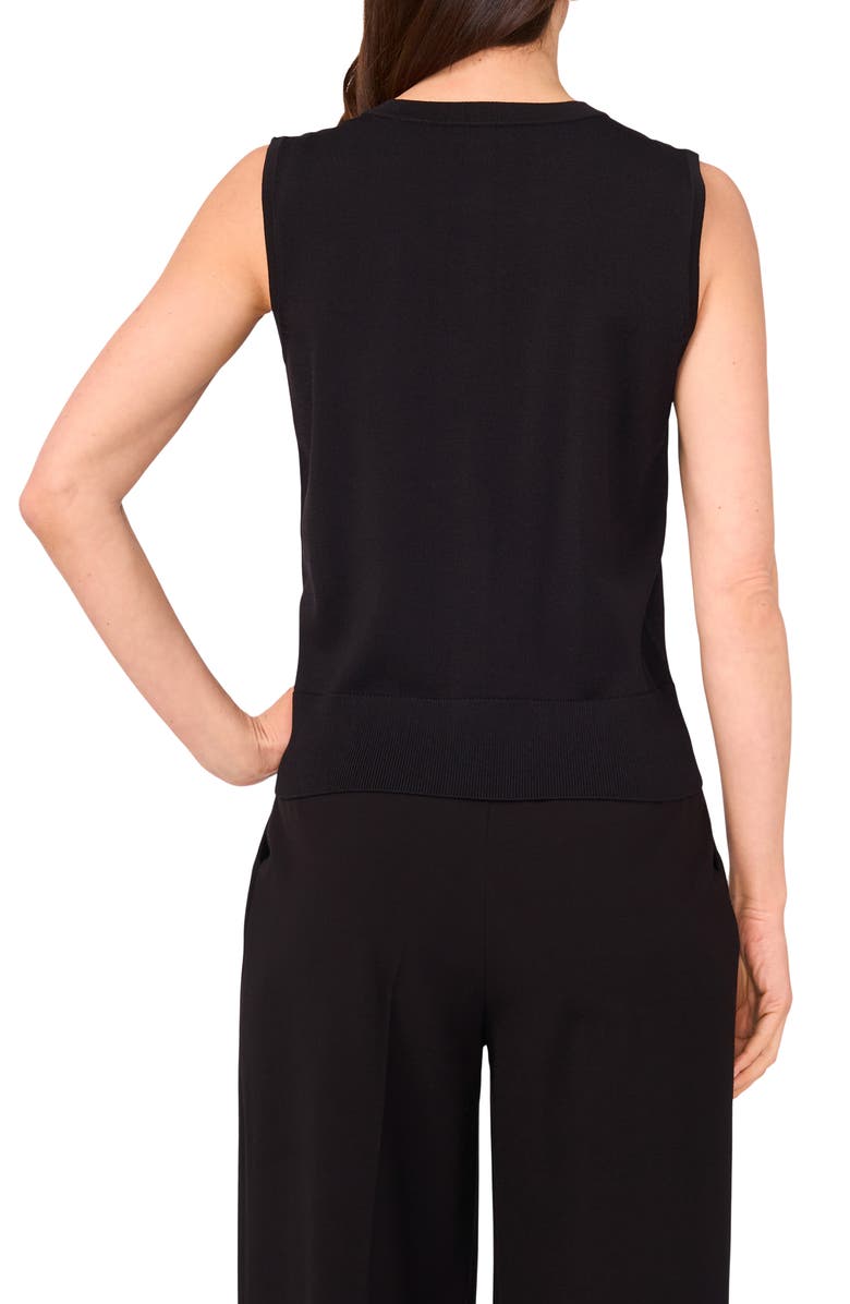 Vince Camuto Crewneck Button-Up Sweater Vest, Alternate, color,