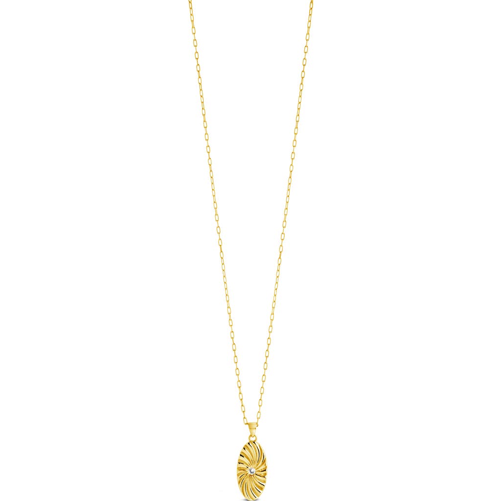 Sterling Forever Tarte Normande Cubic Zirconia Pendant Necklace