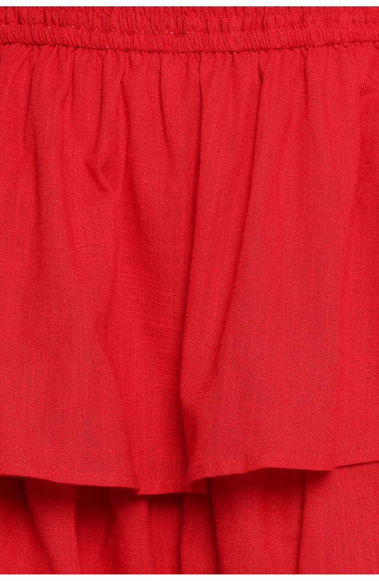 Petal & Pup Arcadia Strapless Maxi Sundress, Alternate, color, Red