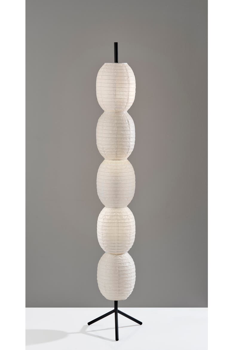 Lanai Floor Lamp, Alternate, color, BLACK