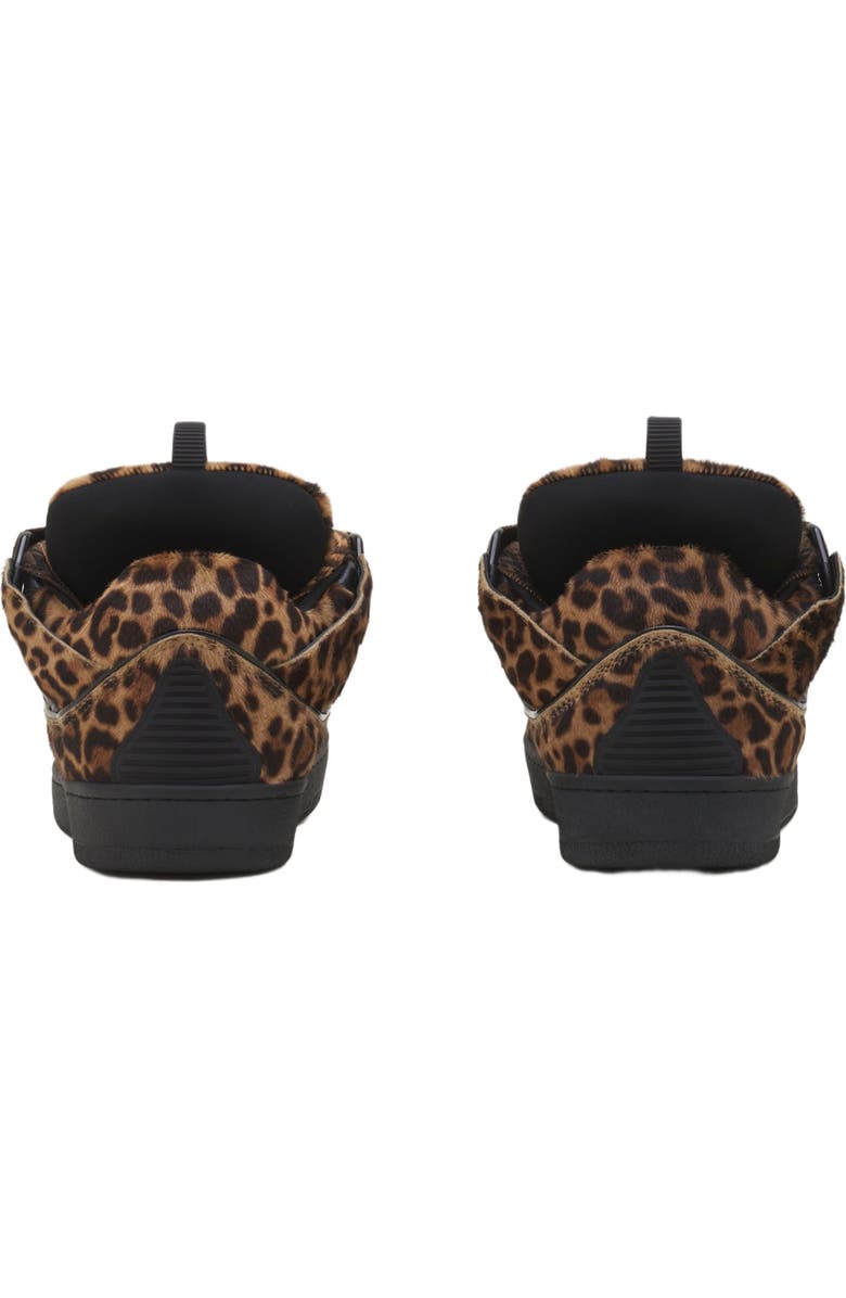 Lanvin Curb Sneakers In Pony, Alternate, color, Beige/Black