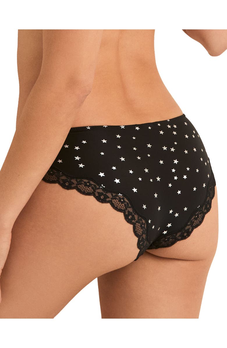 Adore Me Kati Hipster Panties, Alternate, color, Shine Bright Foil Print