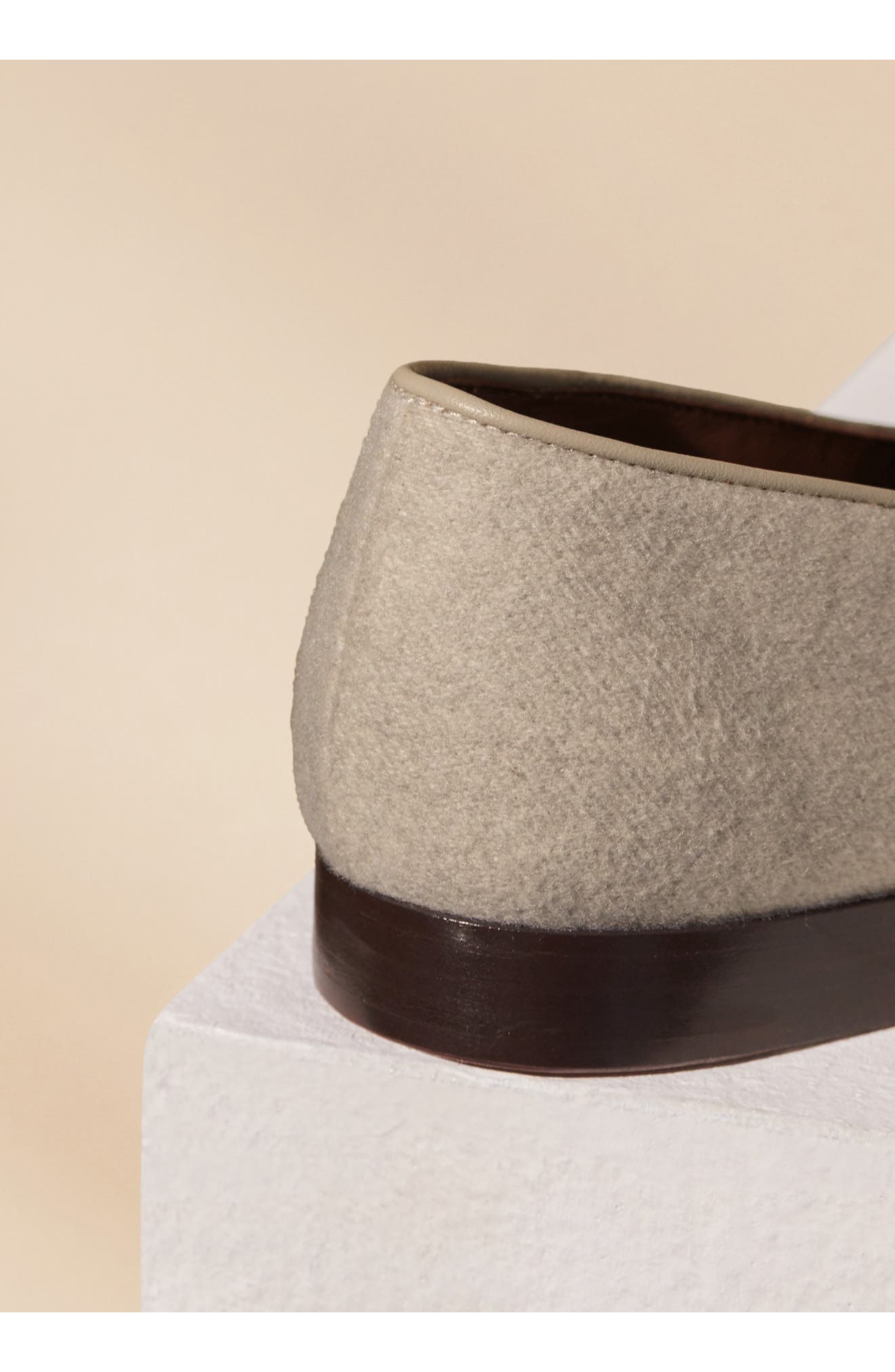 Loro Piana Anagram Logo Cashmere Loafer, Alternate, color, 