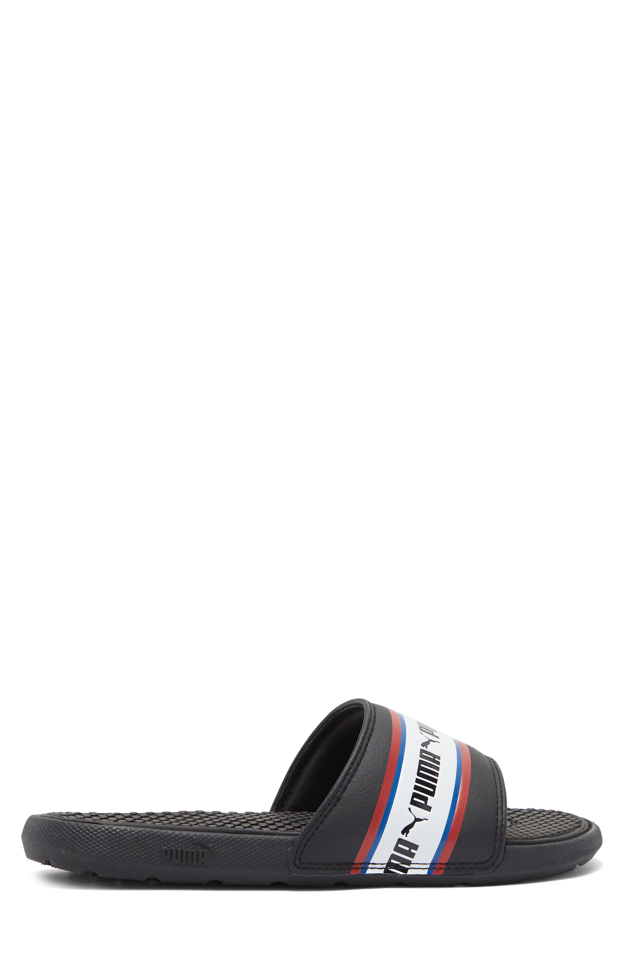 PUMA Kids' Cool Cat Stripe Repeat Slide Sandal, Alternate, color, 