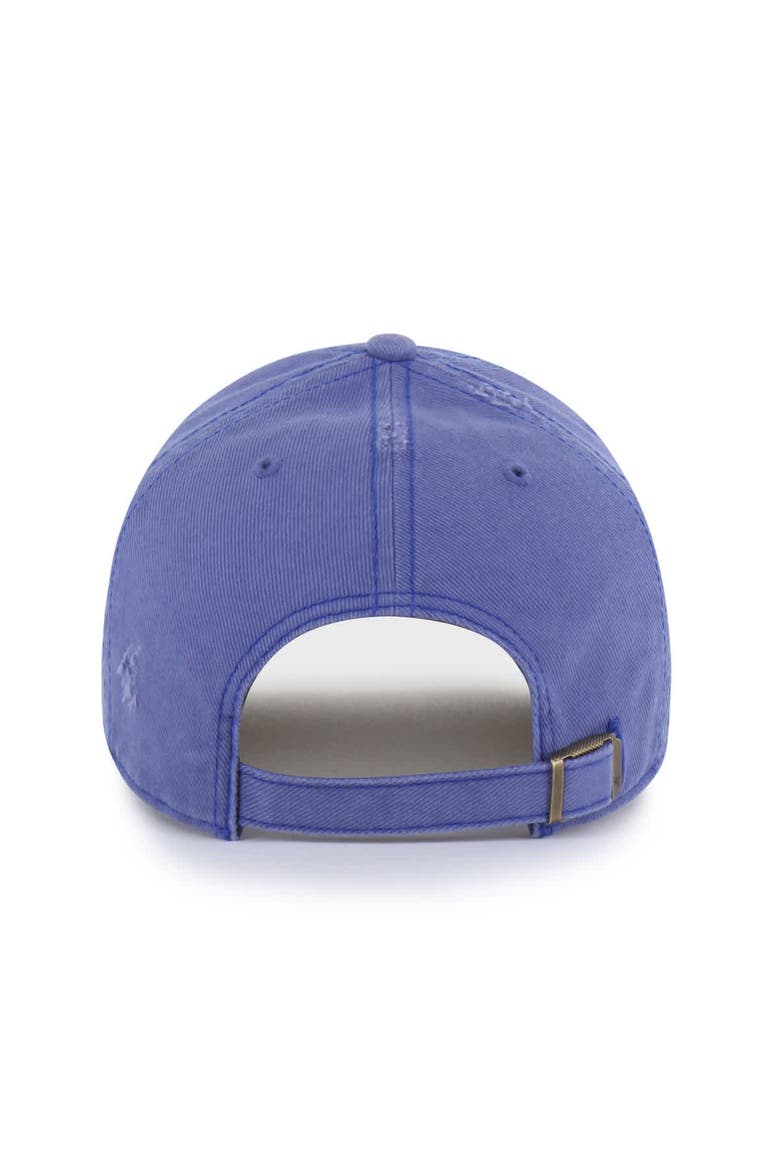 Men's '47  Blue Washington Capitals Weathered Clean Up Adjustable Hat, Alternate, color, Blue