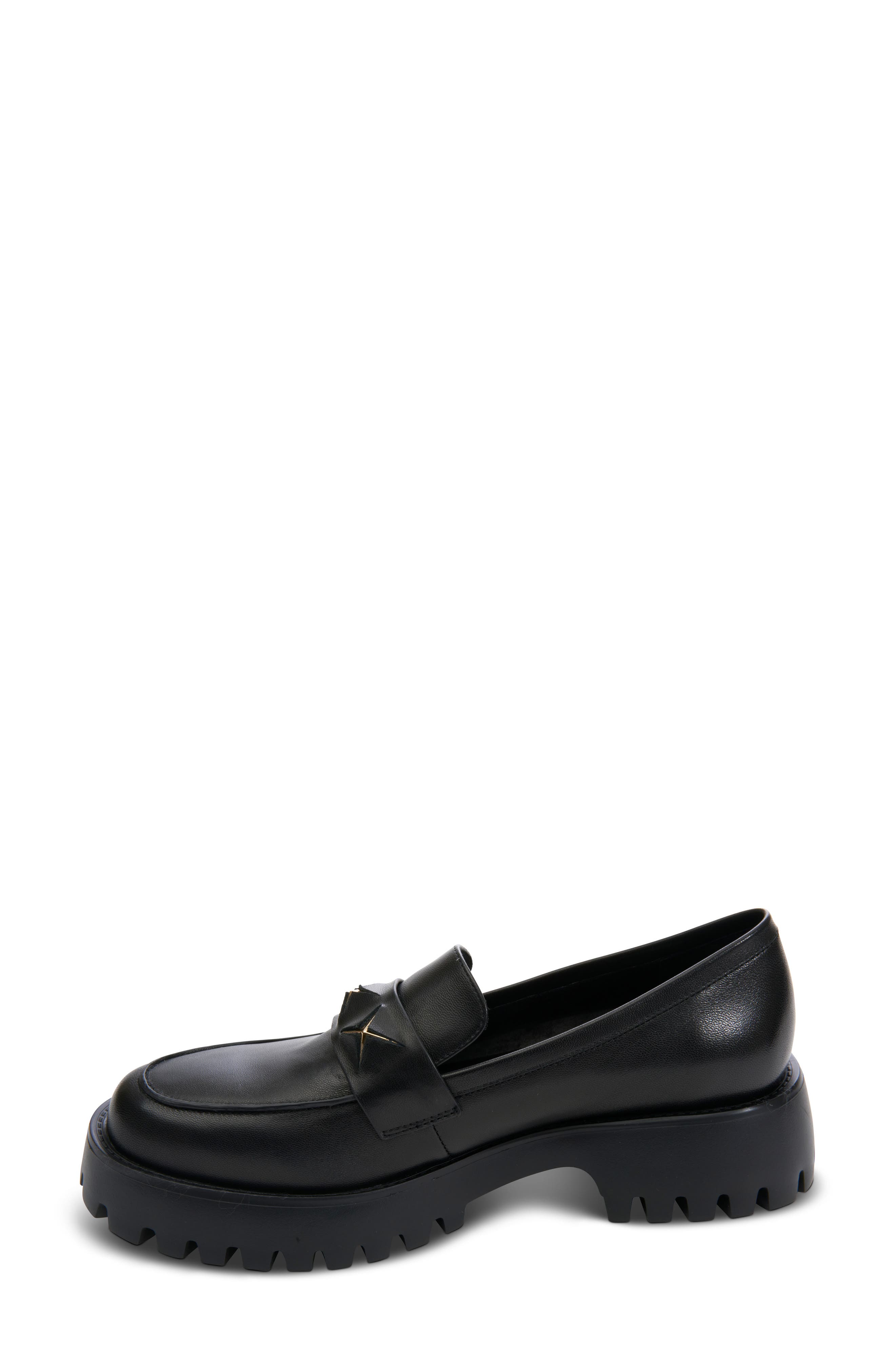 VANELi Zofie Lug Sole Loafer, Alternate, color, Black