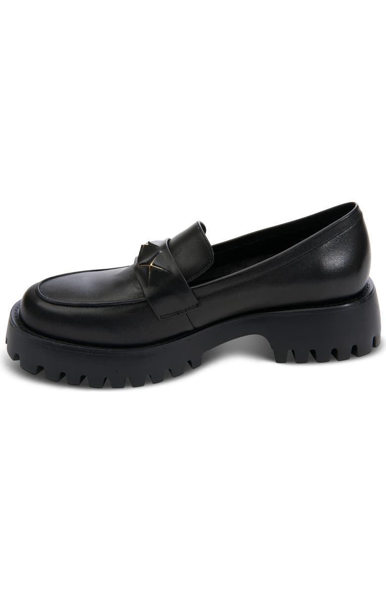 VANELi Zofie Lug Sole Loafer, Alternate, color, Black