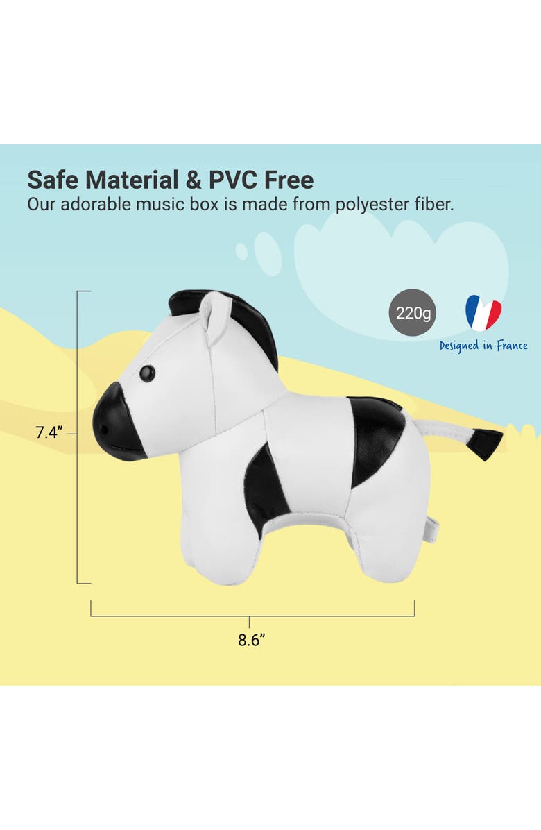 Little Big Friends Musical Animals - Zebra, Plush Baby Music Box, Nursery Toy, Alternate, color, Multicolor