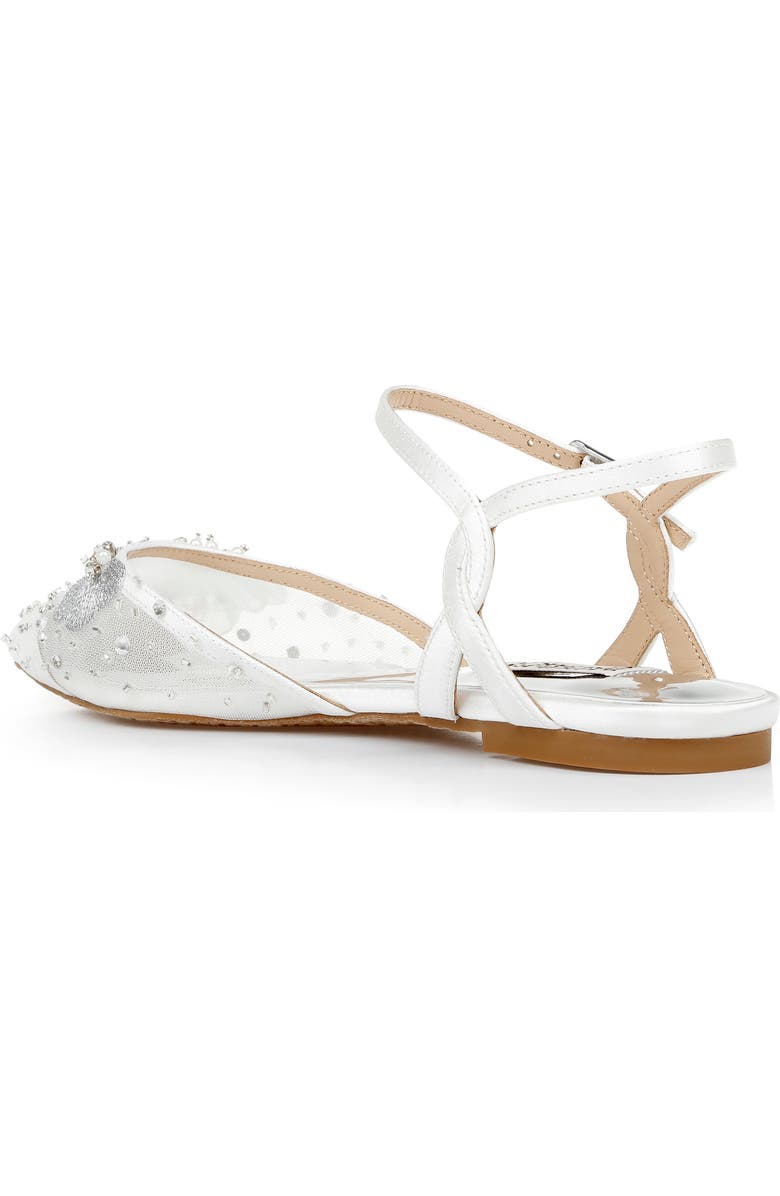 Badgley Mischka Collection Karine Pointed Toe Flat, Alternate, color,