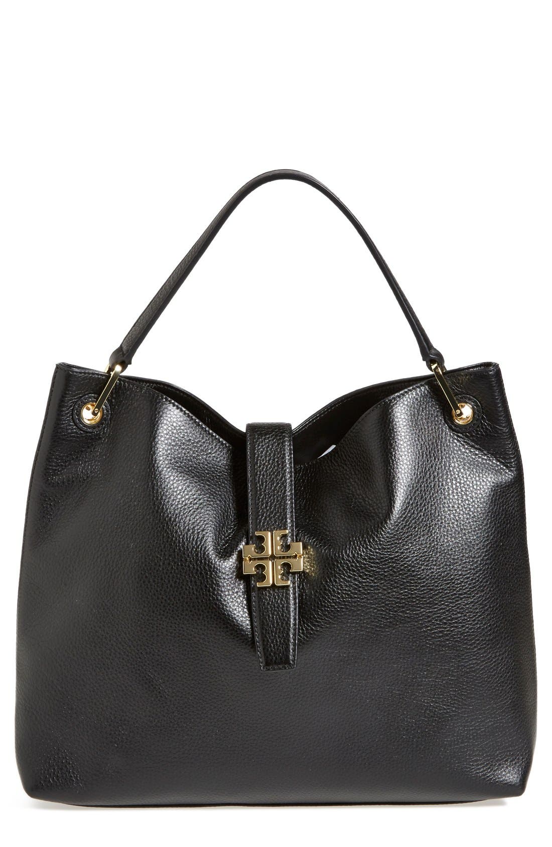 Tory Burch 'Plaque' Hobo, Main, color, 