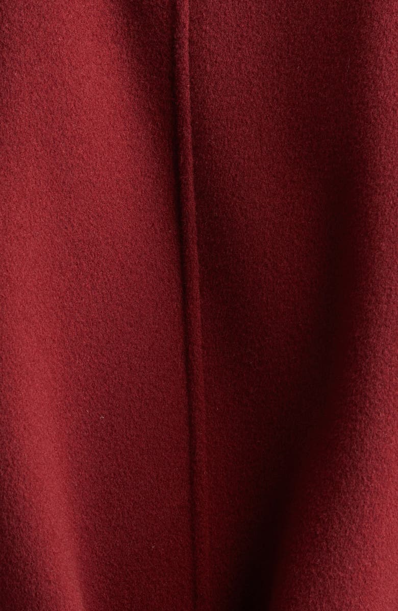 Max Mara Luna Virgin Wool Wrap Coat, Alternate, color, Raspberry