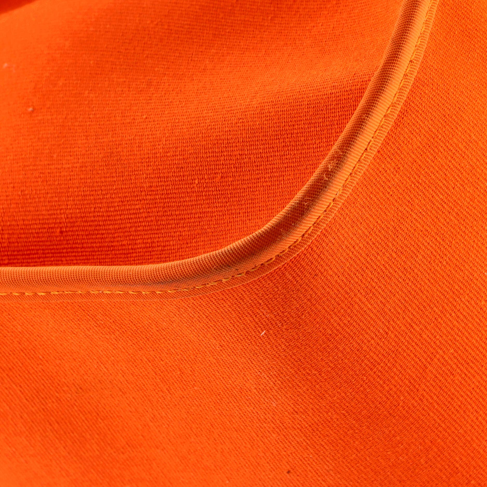 Pre-Owned Hermes Herbag Zip Leather and Toile 39, Alternate, color, Feu