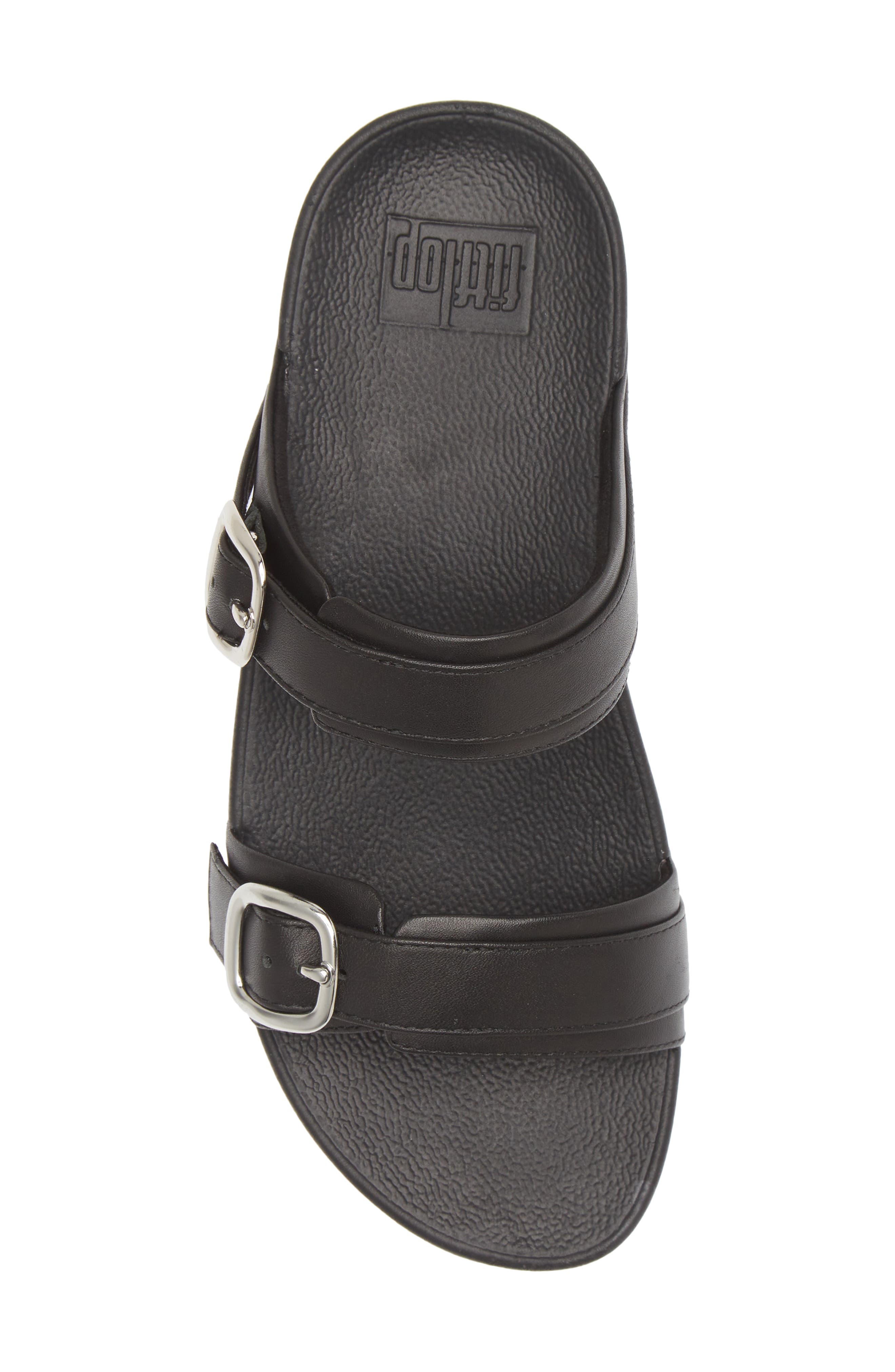 FitFlop Lulu Slide Sandal, Alternate, color, All Black