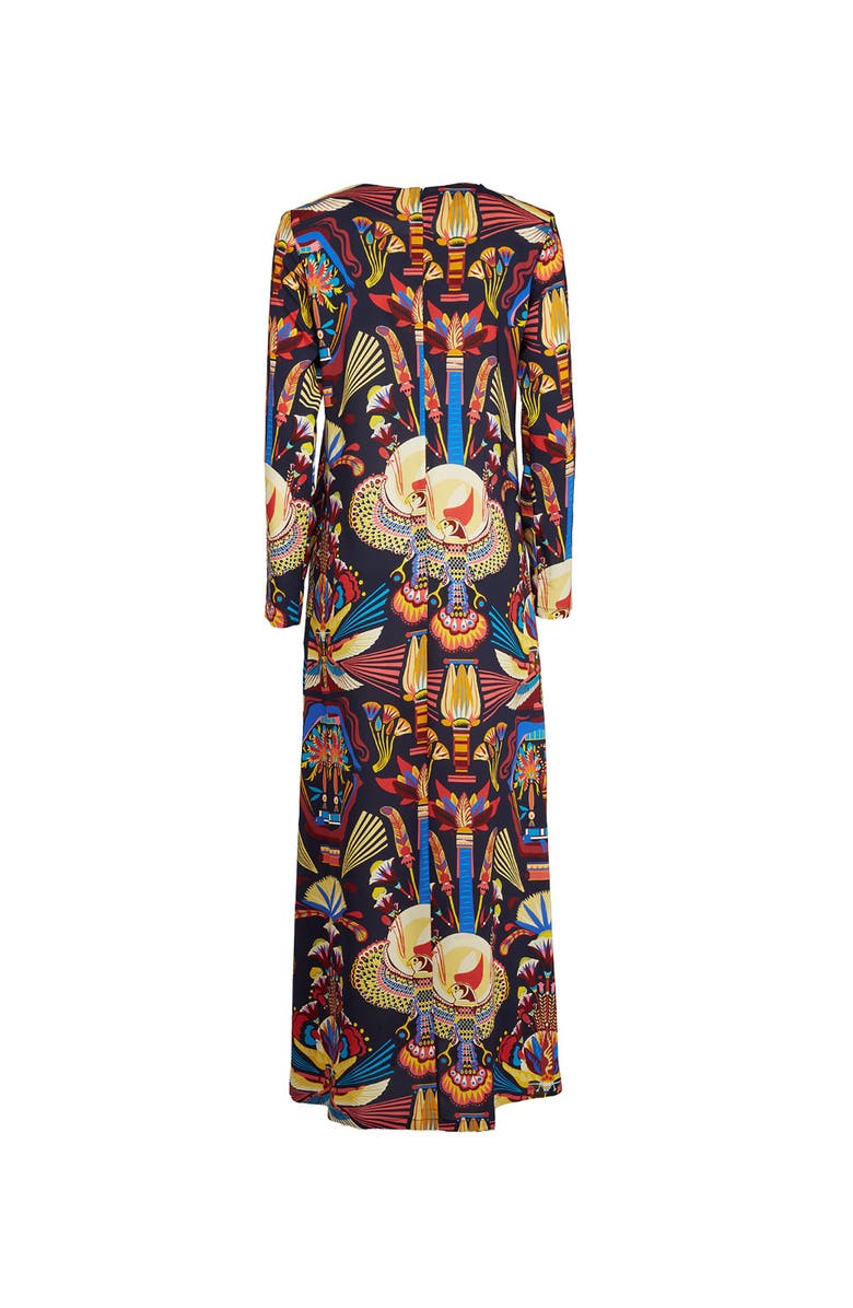 La DoubleJ Long Sleeve Swing Dress Nephthys Navy, Alternate, color, Nephthys Navy