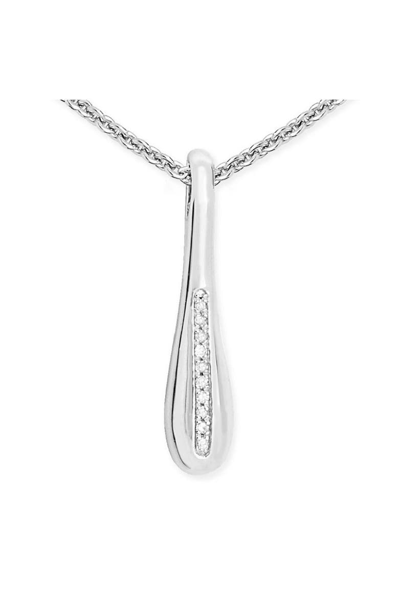 Skinny Drip Pendant Necklace, Alternate, color, Sterling Silver