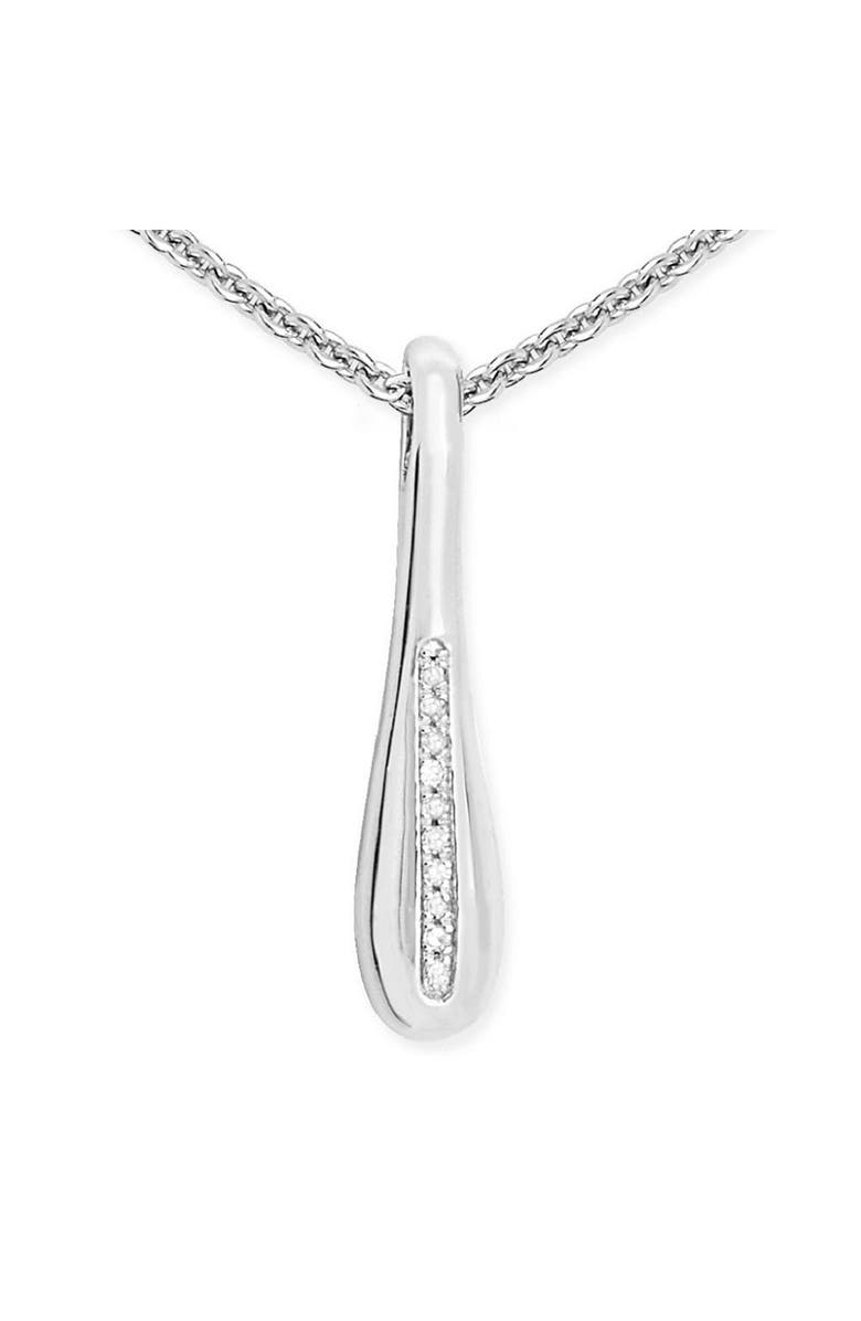 Lucy Quartermaine Skinny Drip Pendant Necklace, Alternate, color, Sterling Silver