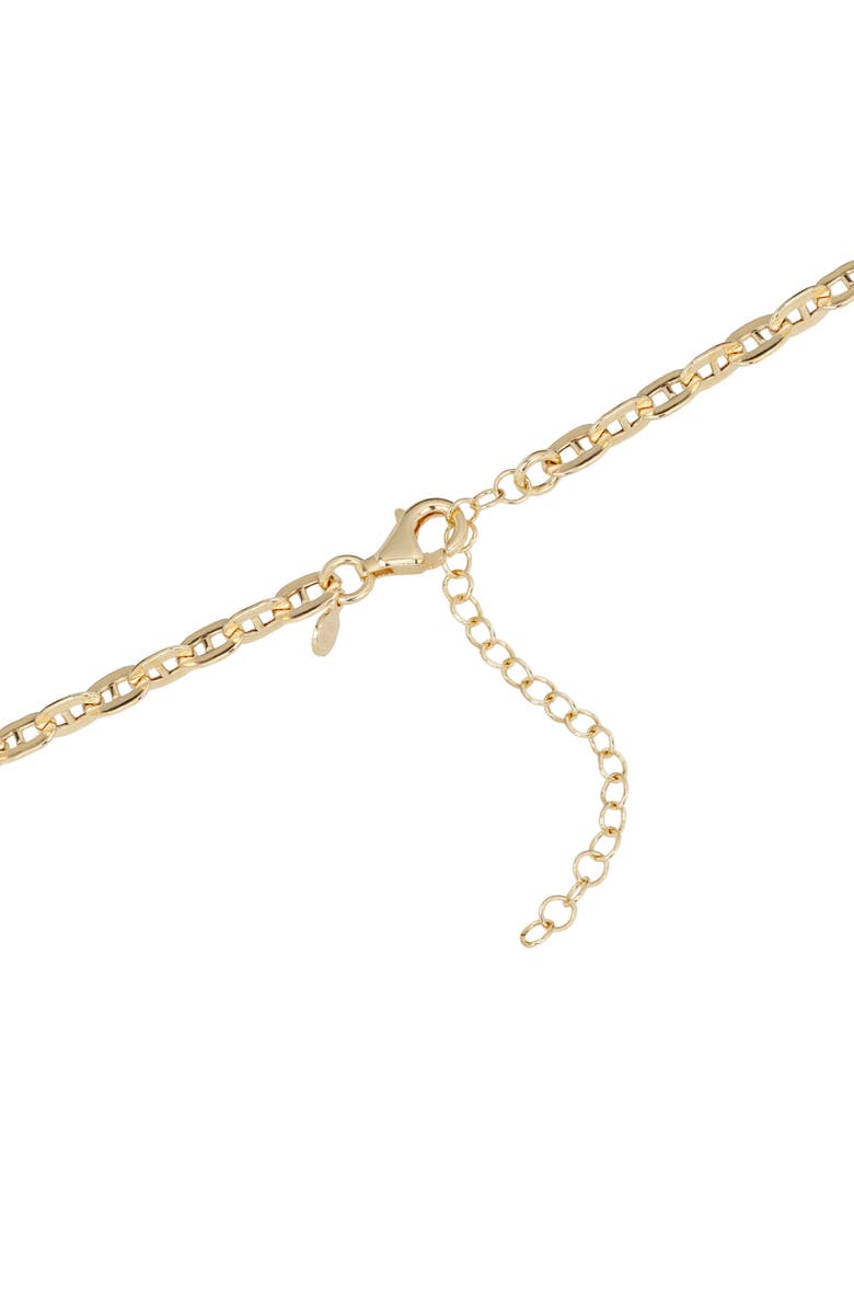 ATHRA LUXE Mariner Chain Link Necklace, Alternate, color, Gold
