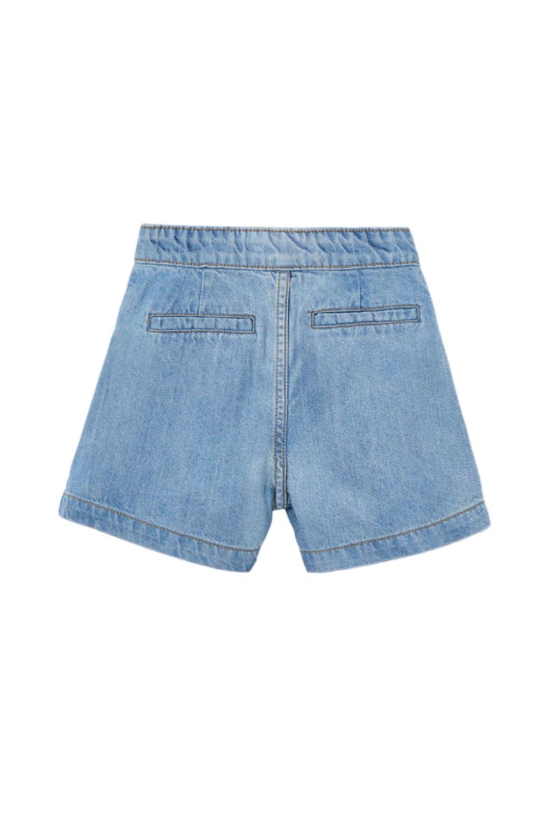 Denim Shorts With Button Detail, Alternate, color, Light Blue