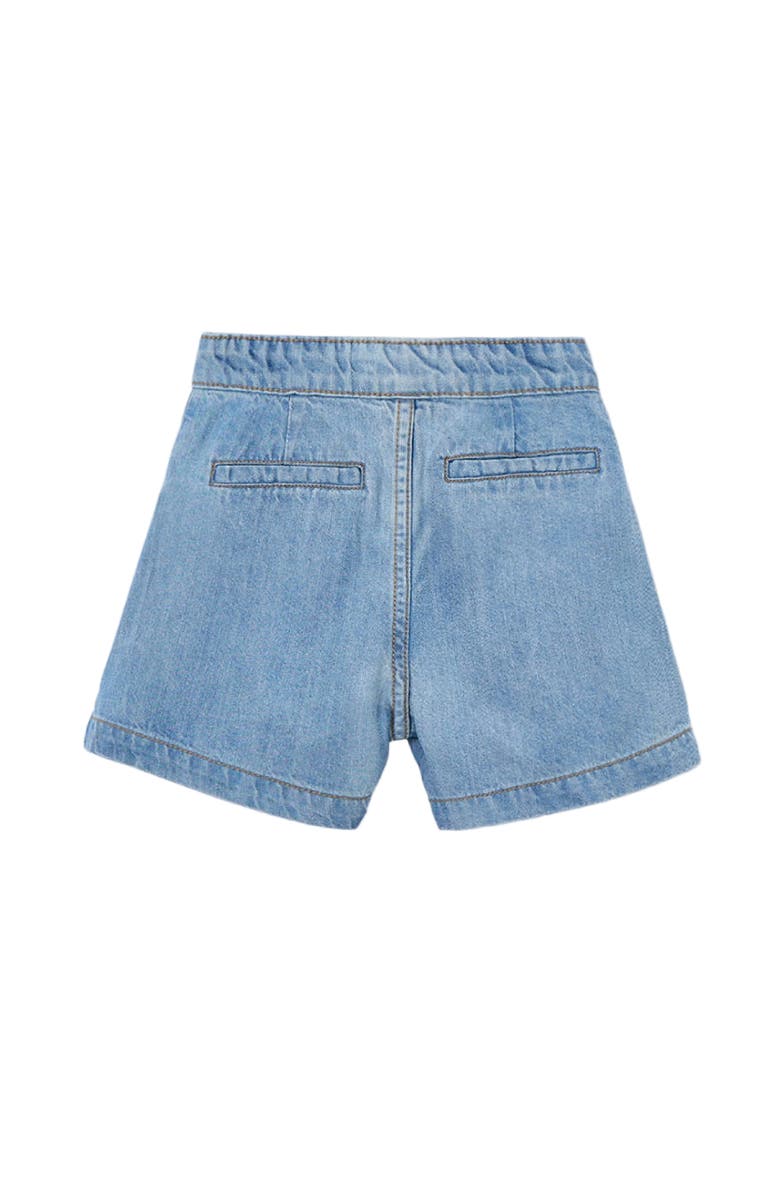 Mayoral Denim Shorts With Button Detail, Alternate, color, Light Blue