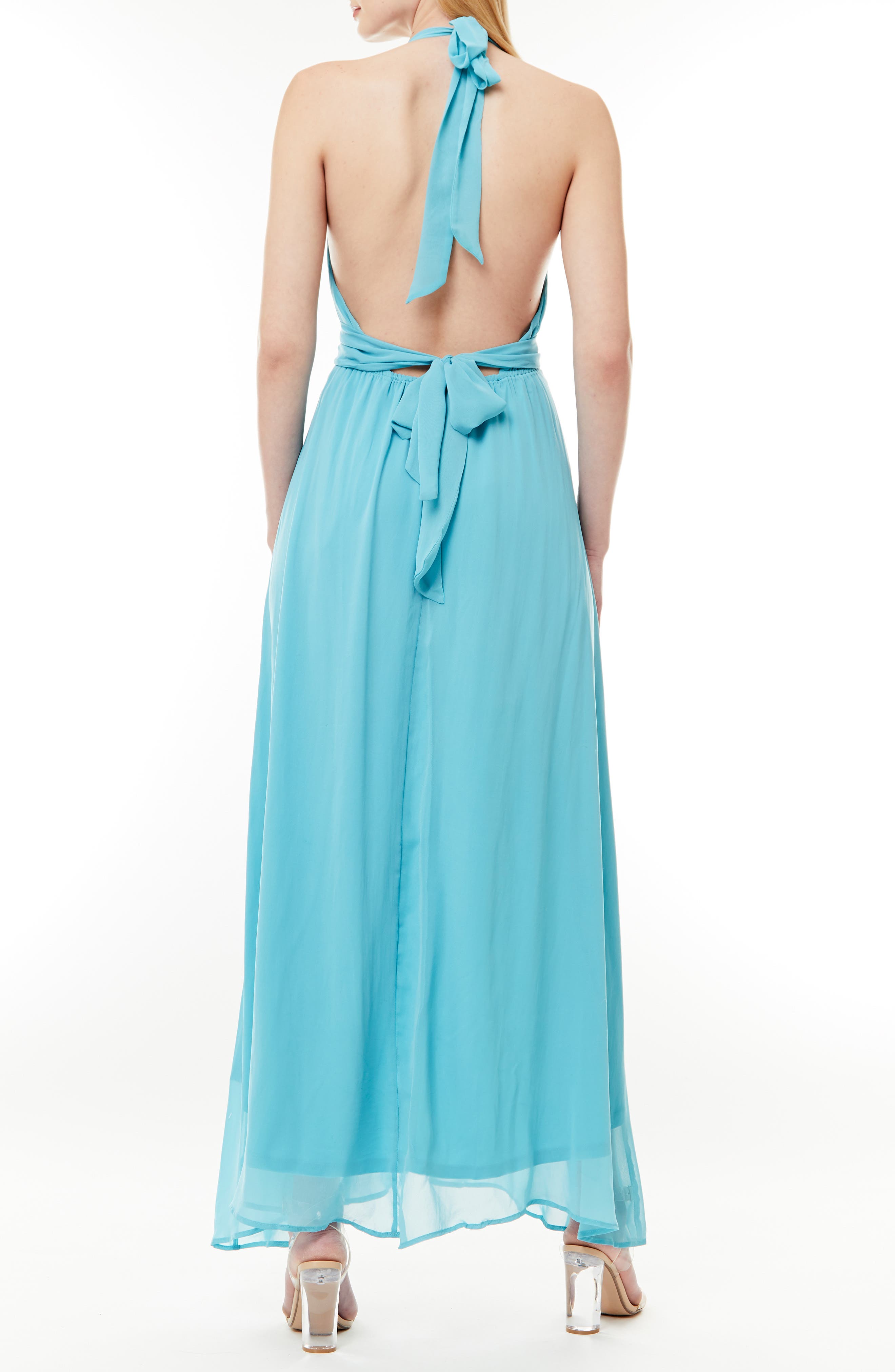 Soho Belted Halter Maxi Dress - image 4