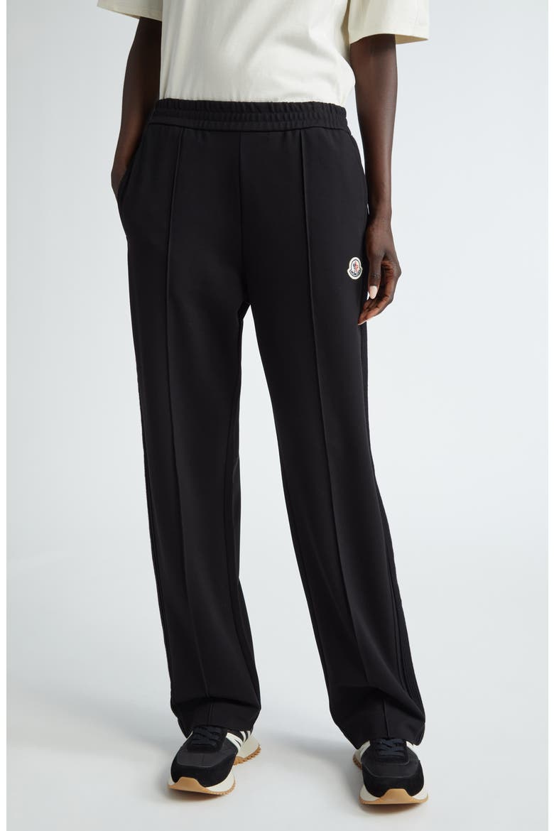 Logo Patch Sweatpants, Main, color, BLACK