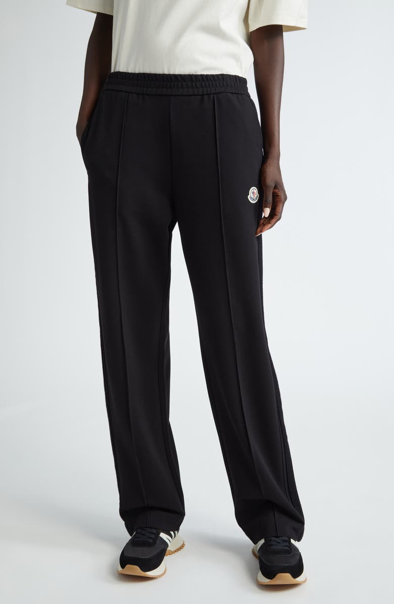 Moncler Logo Patch Sweatpants, Main, color, 