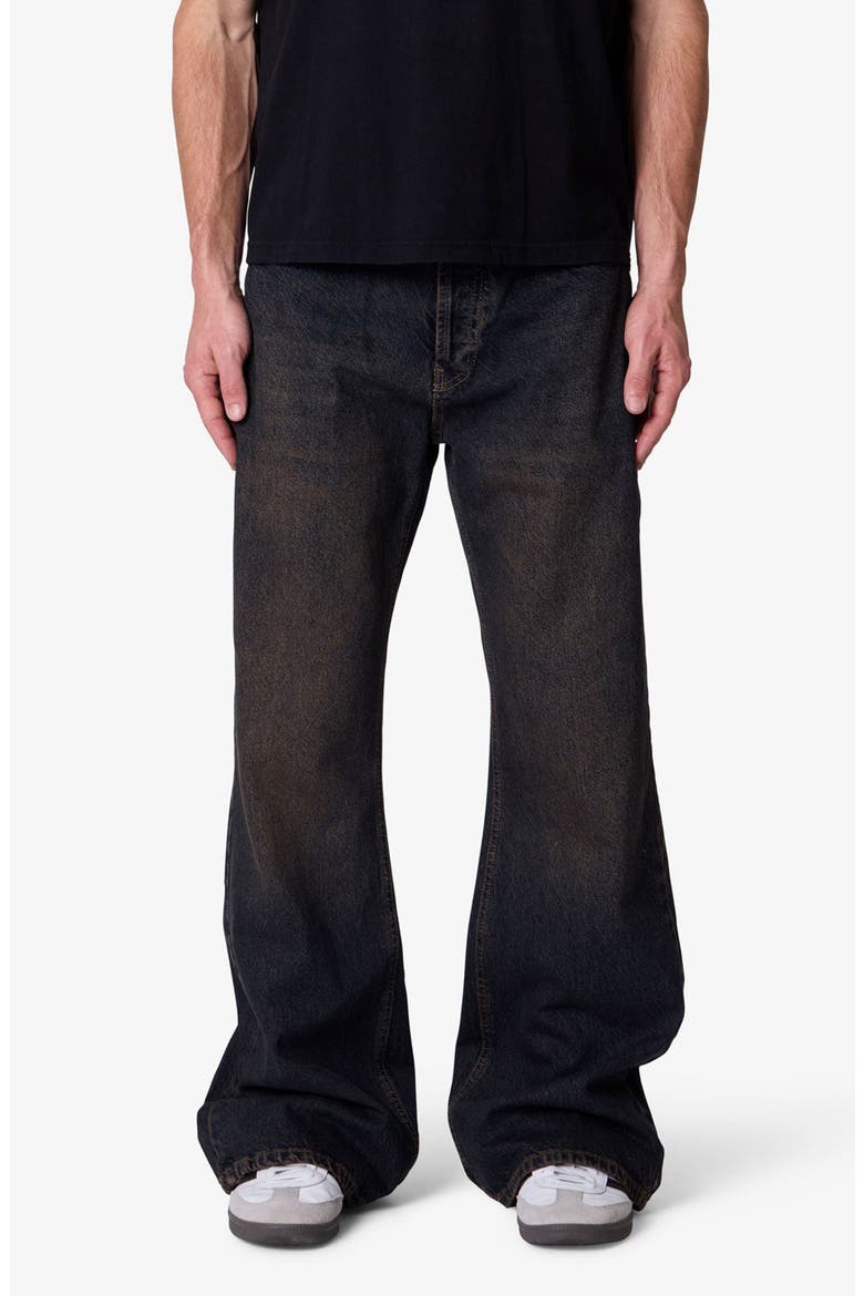 Kick Flare Jeans, Main, color, WASHED BROWN