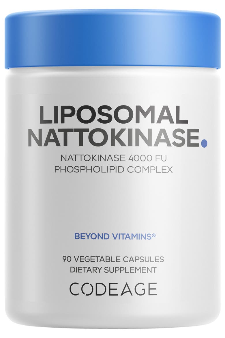 Liposomal Nattokinase, Main, color, White