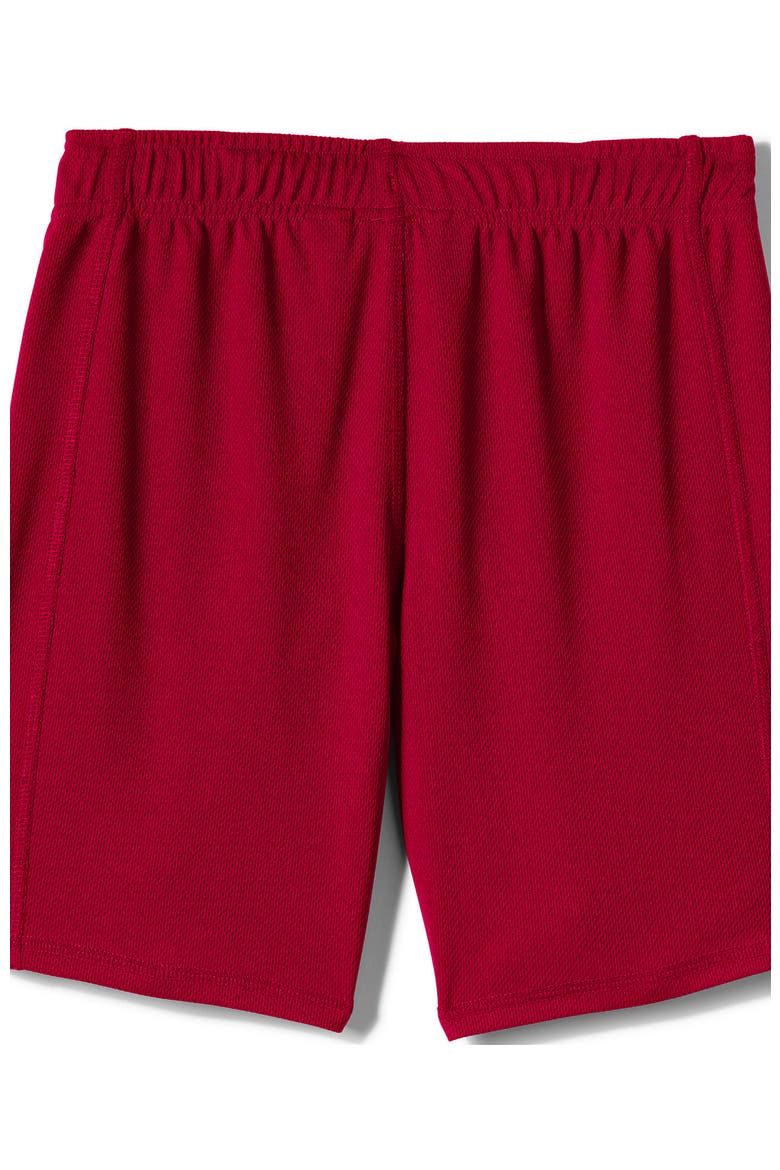 School Uniform Girls Mesh Gym Shorts, Alternate, color, Red