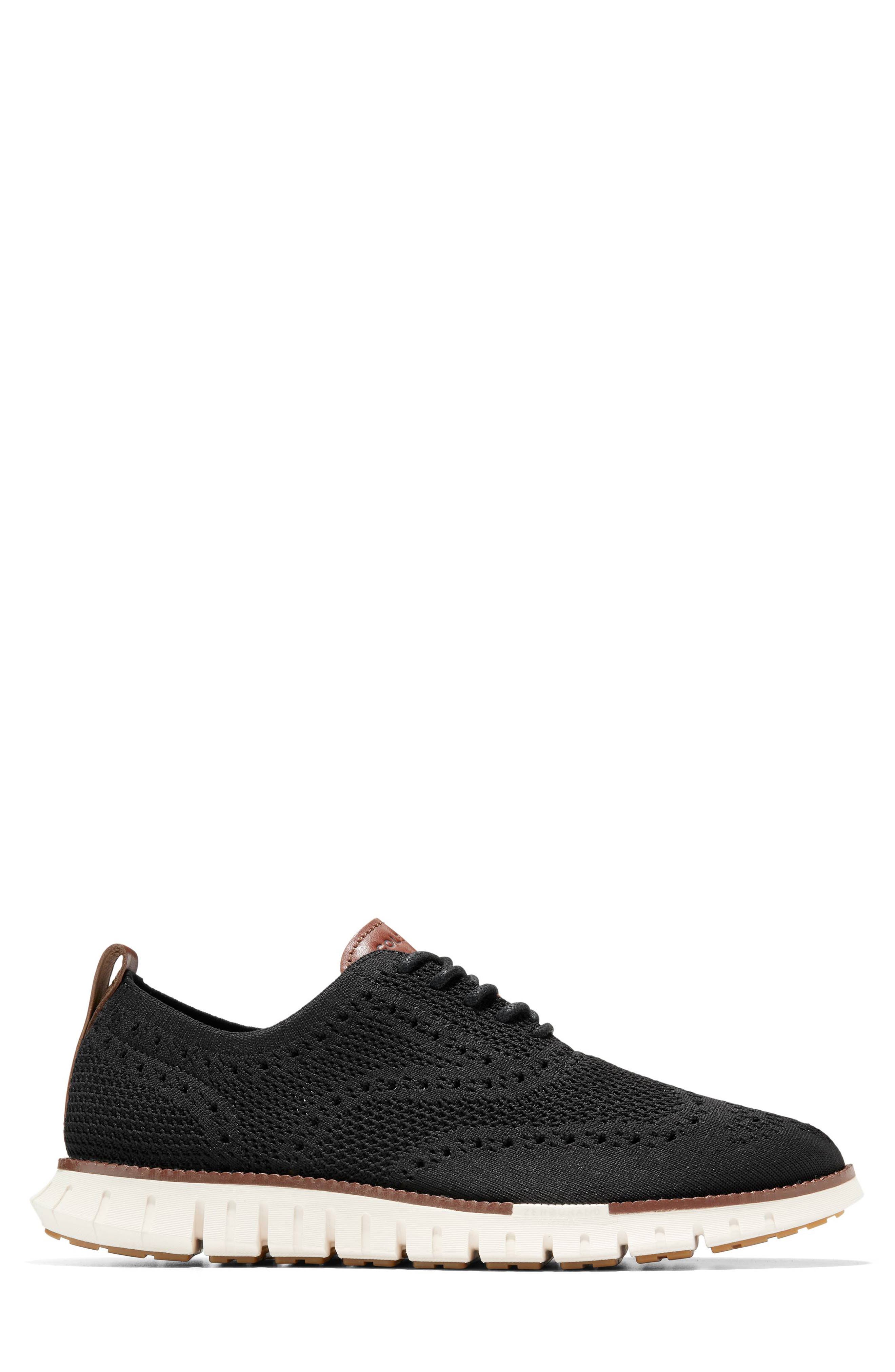 Cole Haan ZeroGrand Remastered Stitchlite<sup>™</sup> Oxford, Alternate, color, Black/Ivor