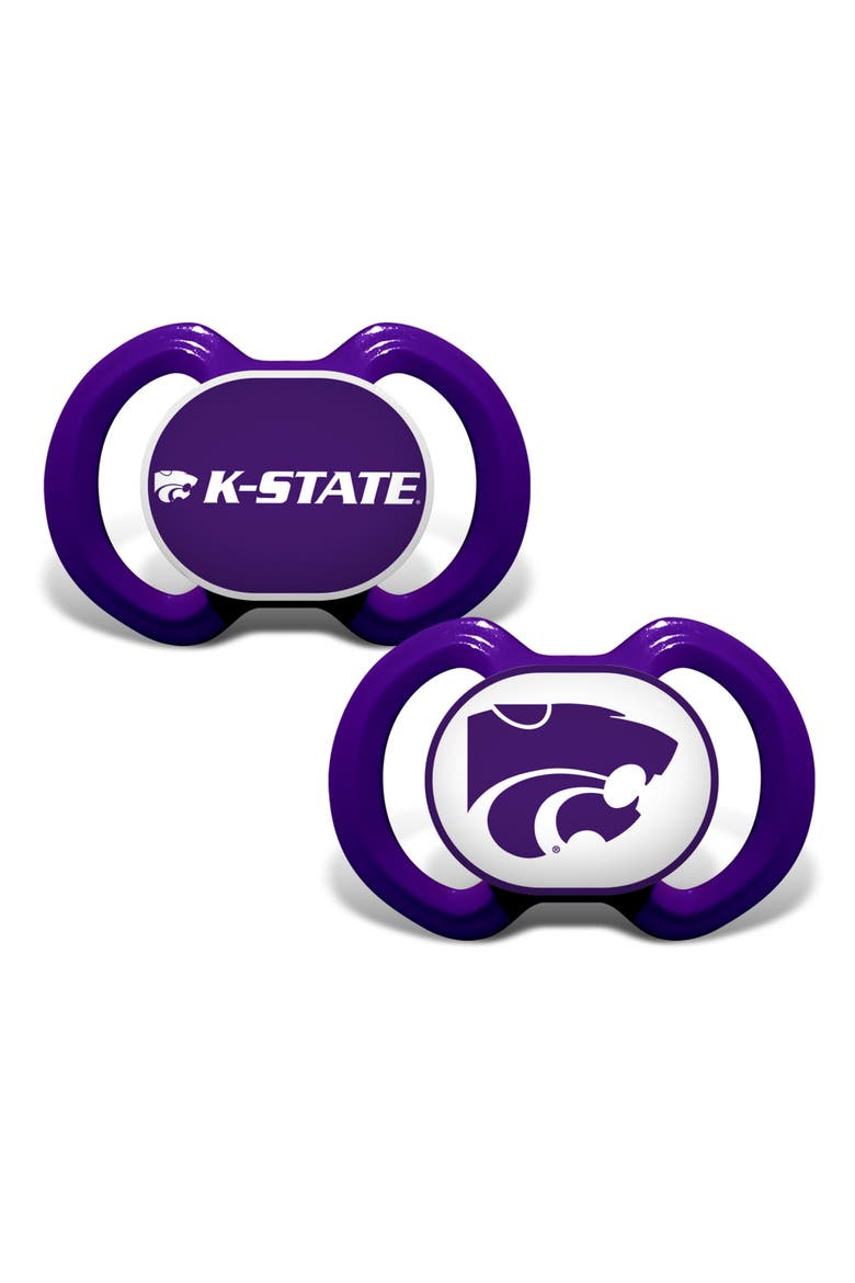 Kansas State Wildcats Pacifier 2-Pack, Main, color, Multicolor