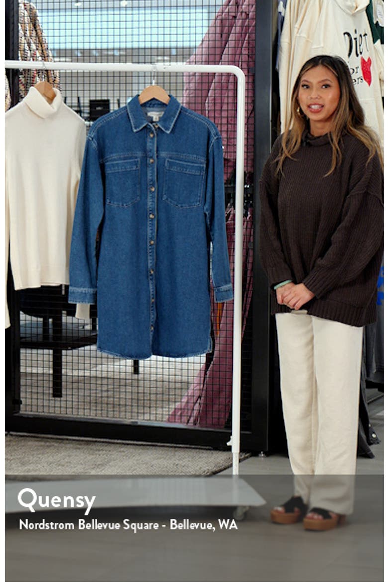 Long Sleeve Denim Shirtdress video