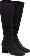 AGL Lorette Water Resistant Velour Boot With Heel