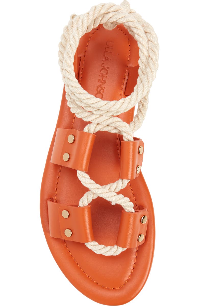 Ulla Johnson Rope Ankle Tie Sandal, Alternate, color,