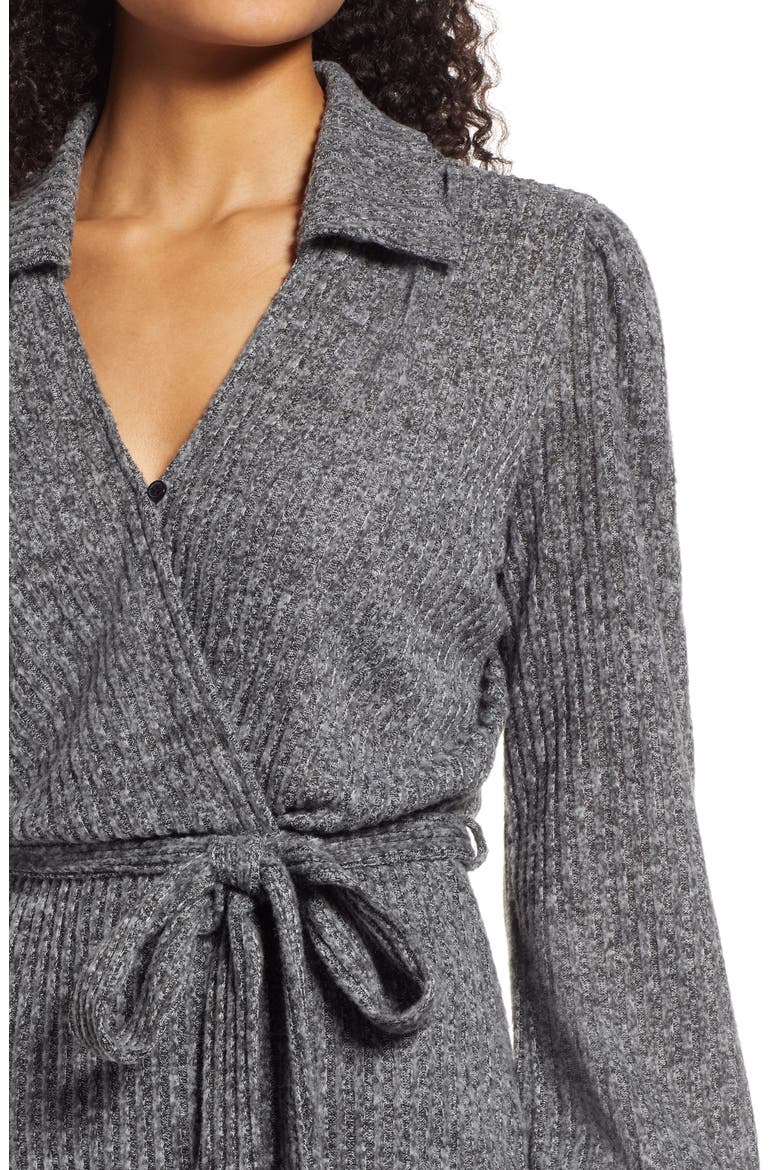 Johnny Sweater Dress, Alternate, color, H. GREY